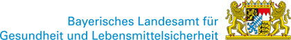 Behördenbezeichnung mit Staatswappen: Bayerisches Landesamt für Gesundheit und Lebensmittelsicherheit